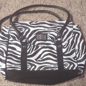 Stylish Zebra Print Women's Bag